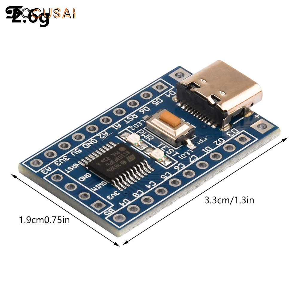 FocusAi STM8S103F3P6 STM8S003F3P6 ARM Minimum System Development Board Module for Arduino with Type-C Port