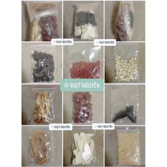 gói hầm gà, chim 9 vị tự mix 100g