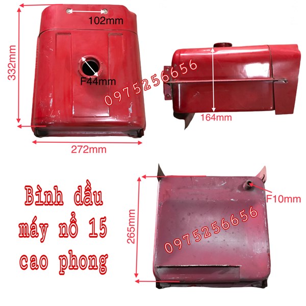 Bình dầu máy nổ các loại nổ nước và nổ gió`