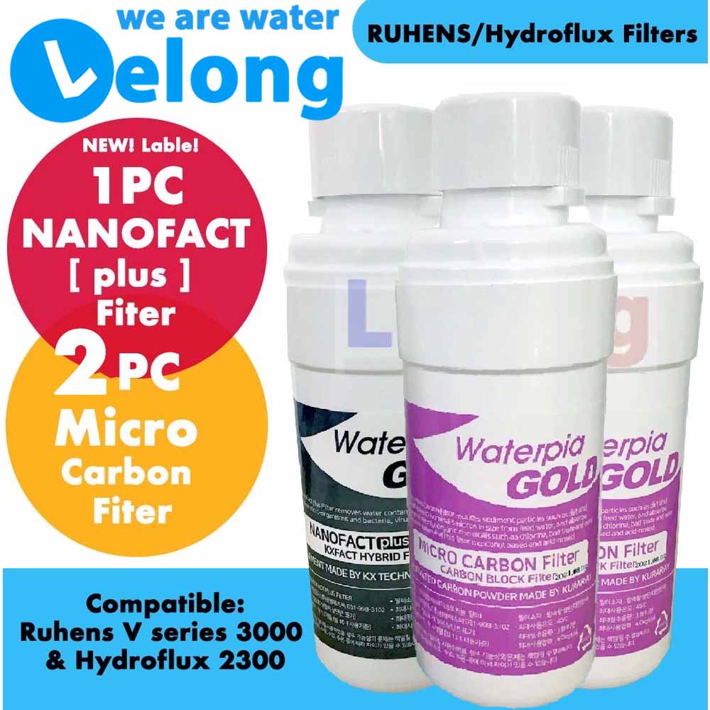 LELONG Singapore Ruhens V series replacement water filter cartridge for