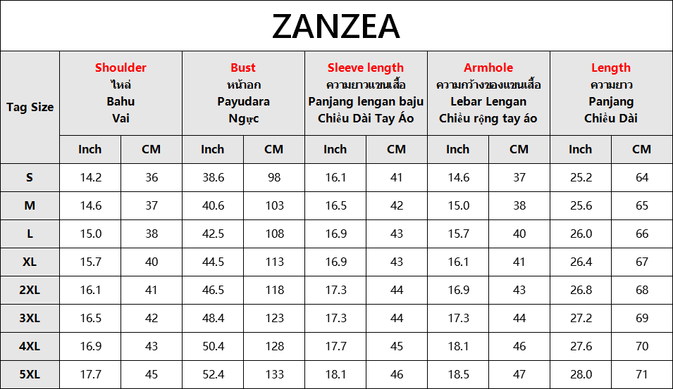 ZANZEA%20Women's%20Blouse%20Summer%20Casual%20Plaid%20Casual%20Ruffle%20Hem%203/4%20Sleeve%20Round%20Neck%20Loose%20Shirt%20Top%20-%20Image%208