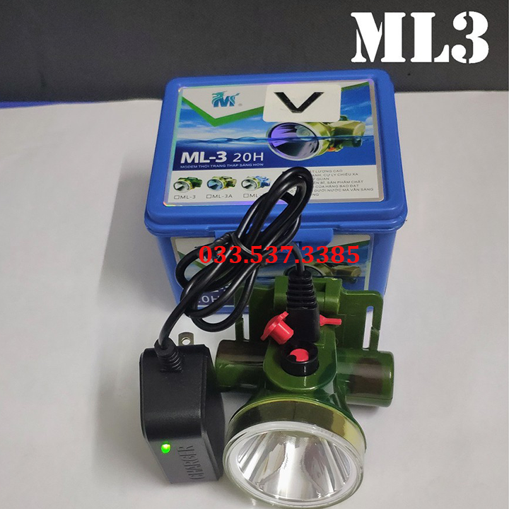 Đèn pin siêu sáng ML3, đèn pin soi ếch chống nước cao