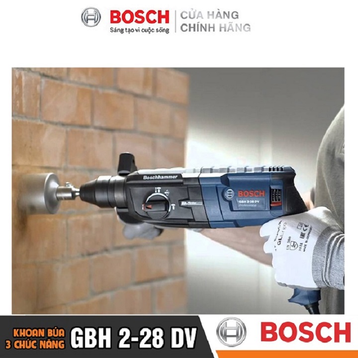 [Chính Hãng] Máy Khoan Búa Bosch GBH 2-28 DV (28MM-820W)