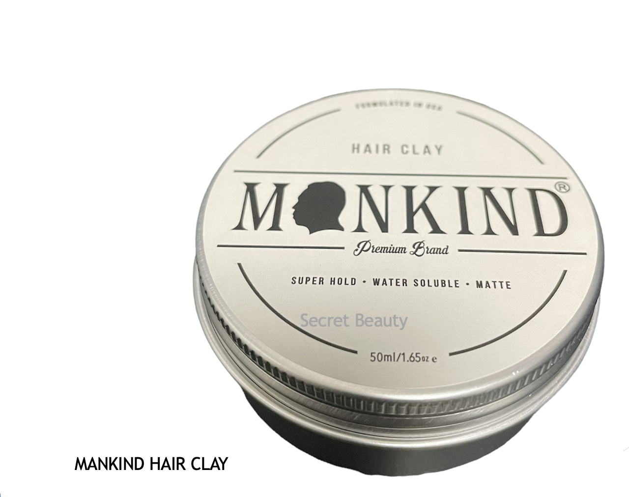 MANKIND HAIR CLAY SUPER HOLDING POWER MATTE FORMULATED IN USA