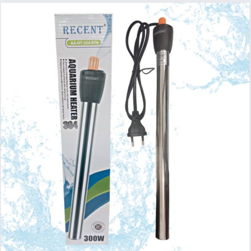Heater stainless pemanas aquarium RECENT AA HT 300WATT