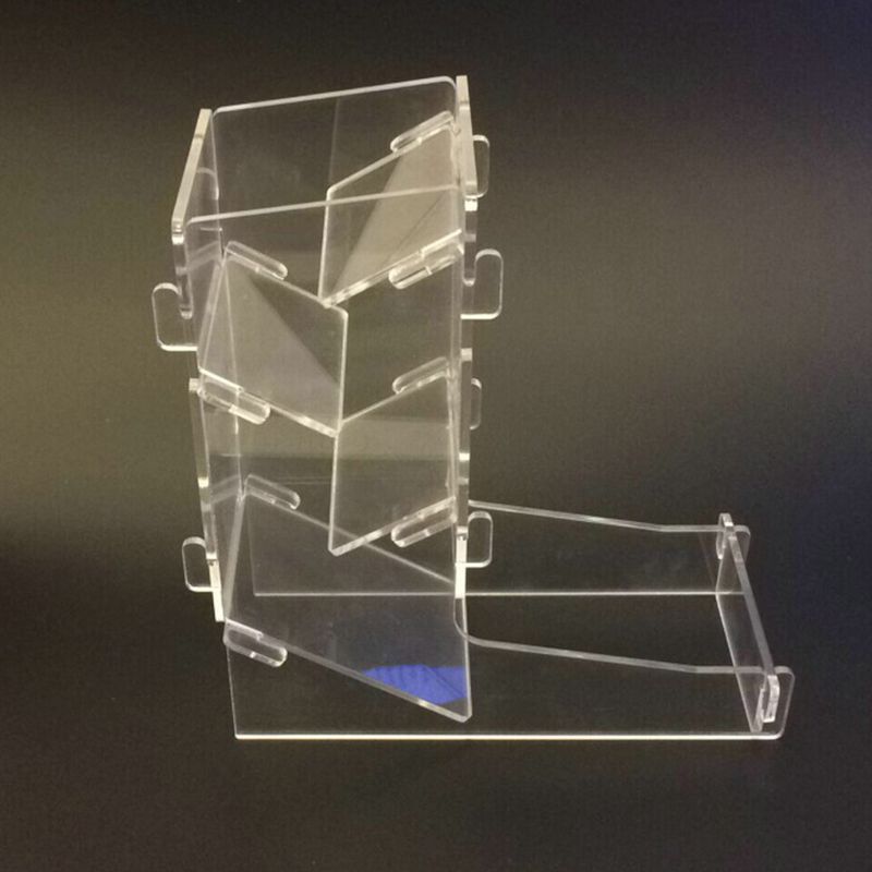 Tháp xúc xắc trong suốt Acrylic DND xúc xắc tháp Bảng tự làm trò chơi RPG tháp lăn