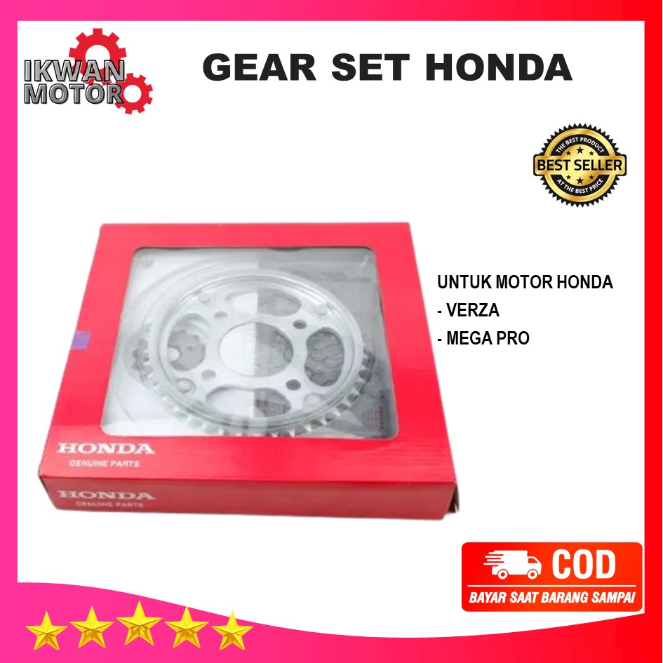 Gear Set Honda Mega Pro Kye Gir Set Verza 06401KYE900 Honda