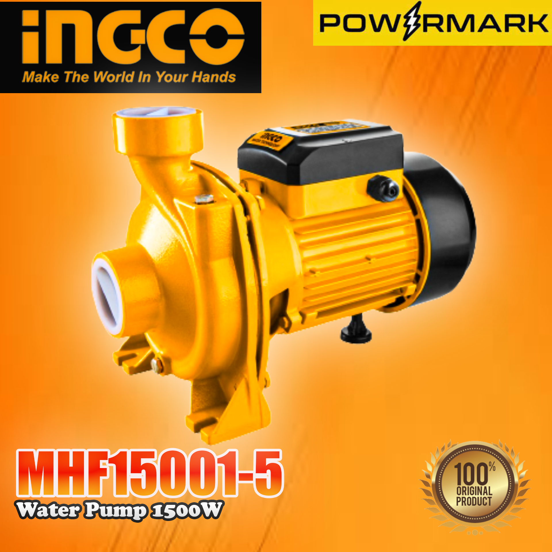 INGCO MHF150015 Water Pump 1500W [POWERMARK IWP] Lazada PH