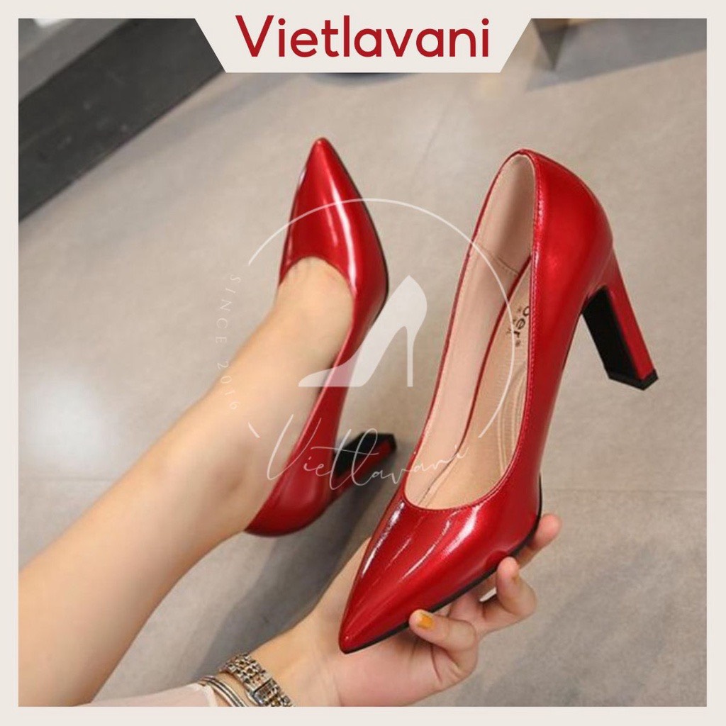 Giày Cao Gót Trơn 7 Phân Mẫu Mới KHC13