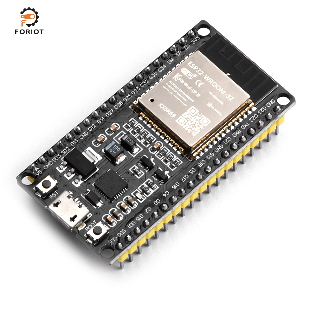 Foriot ESP32 Development Board WiFi Bluetooth Ultra-Low Power Consumption Dual Core WiFi NodeMCU Processor ESP32-WROOM-32D