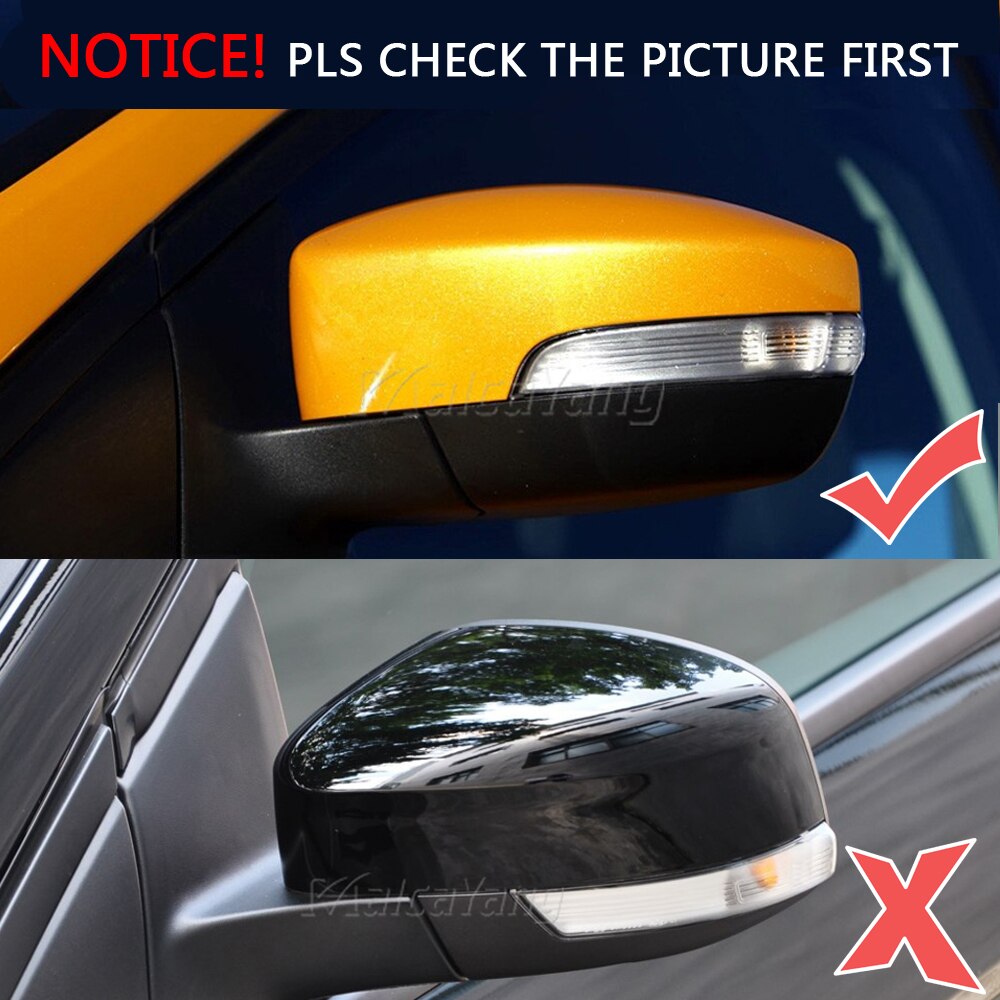 For Ford Kuga Ecosport Dynamic Blinker LED Turn Signal Light Side Mirror Indicator Sequential 2013 2014 2015 2016 2017 2018 2019