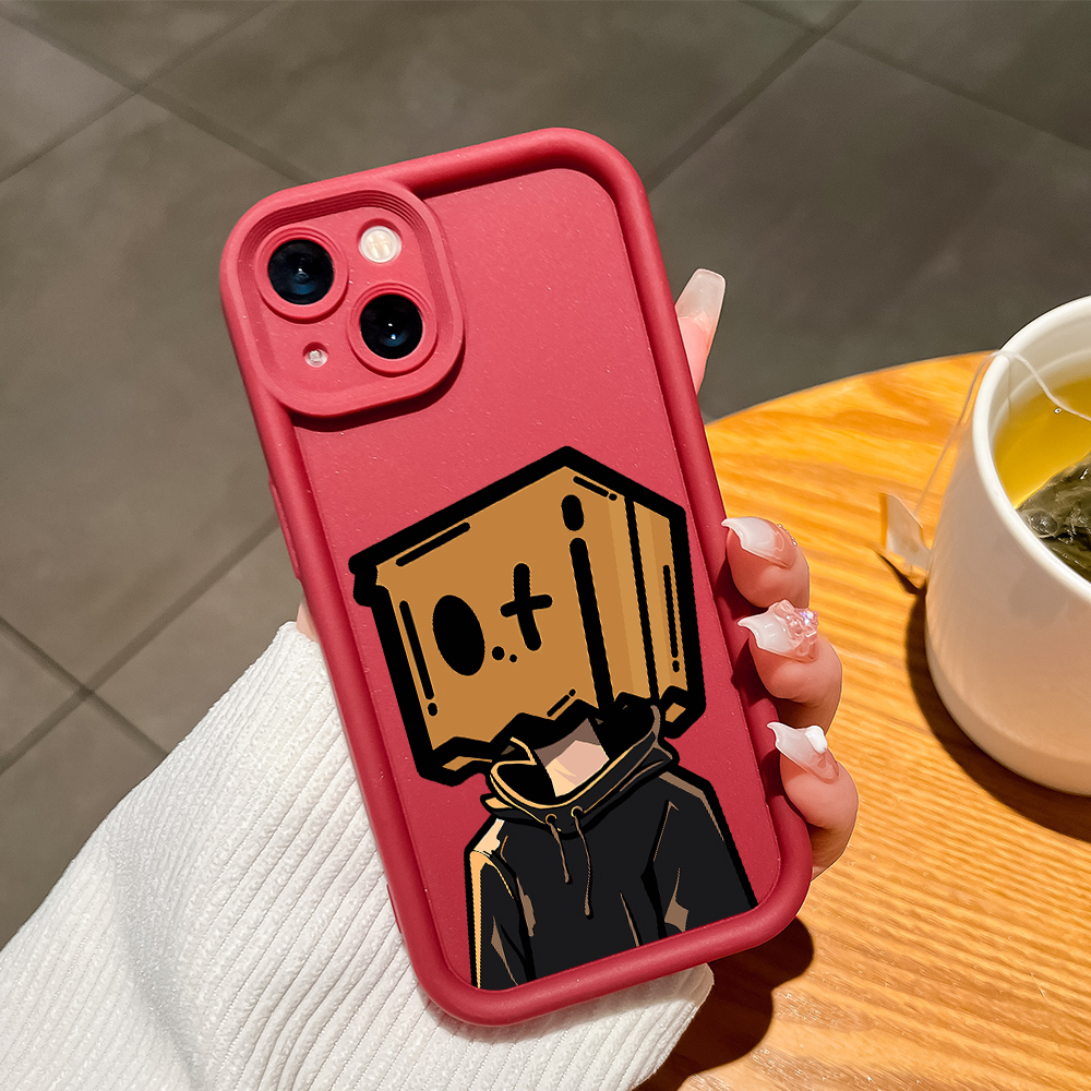 UCUC for Infinix Note 12 G96 Back Cover Love Lonely Box Man Ladder Camera Soft Rubber Phone Case. 