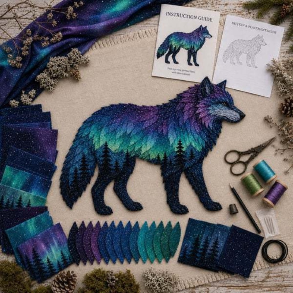 Party%20Decor%20Northern%20Lights%20Aurora%20Animal%20Quilt%20Kit%20Handmade%20Nature%20Themed%20Patchwork%20Sewing%20Kit%20Embroidery%20Starry%20Forest%20Animal%20Applique%20Kit%20Home%20Decor%20-%20Image%209