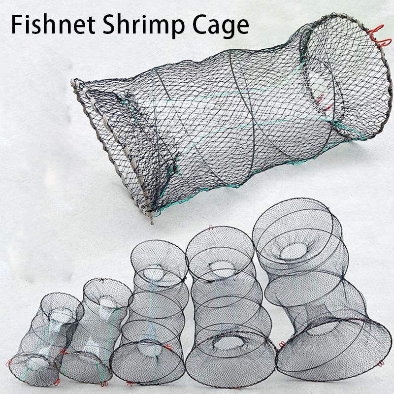 Large fishnet shrimp cage folding crab fish shrimp cage fishing