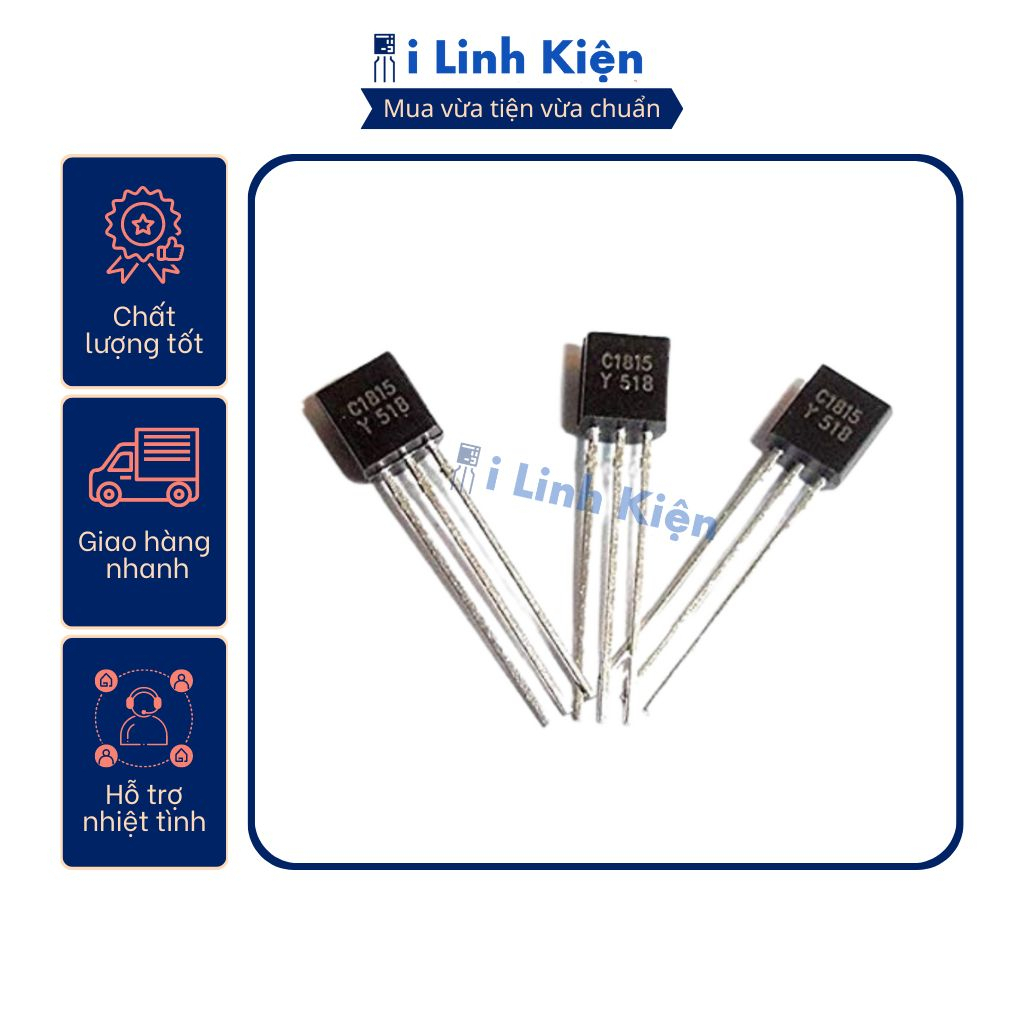 C1815 transistor 0.15a 60v to-92 chất lượng tốt túi 10 con