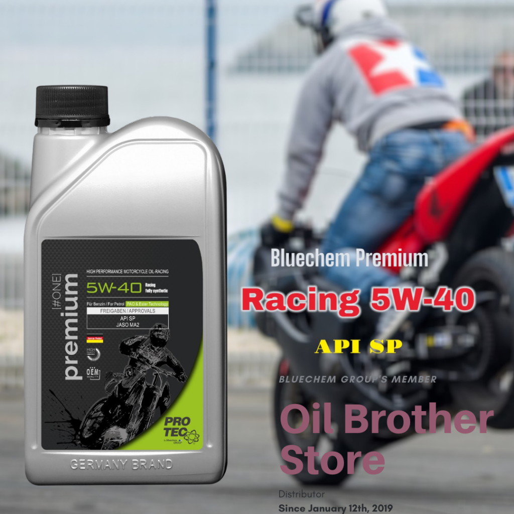 Nhớt Bluechem Racing 5W40 PAO& Ester
