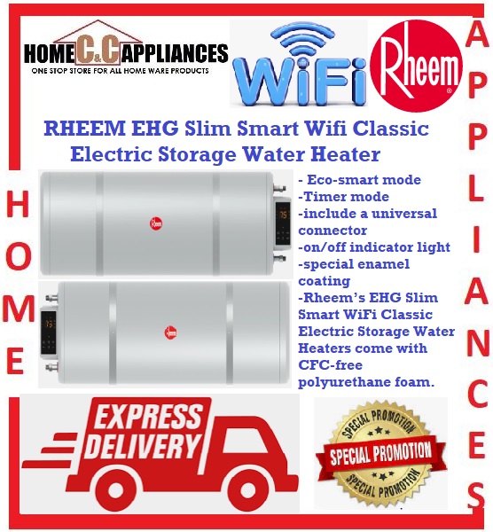 RHEEM EHG 25/40 Slim Smart Wifi Classic Electric Storage Water Heater