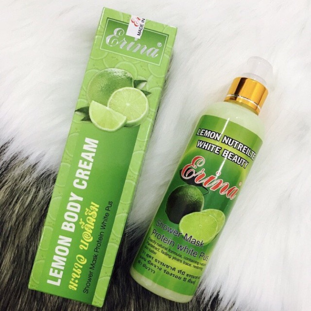 Sữa tắm trắng chanh Erina Thái Lan 300ml