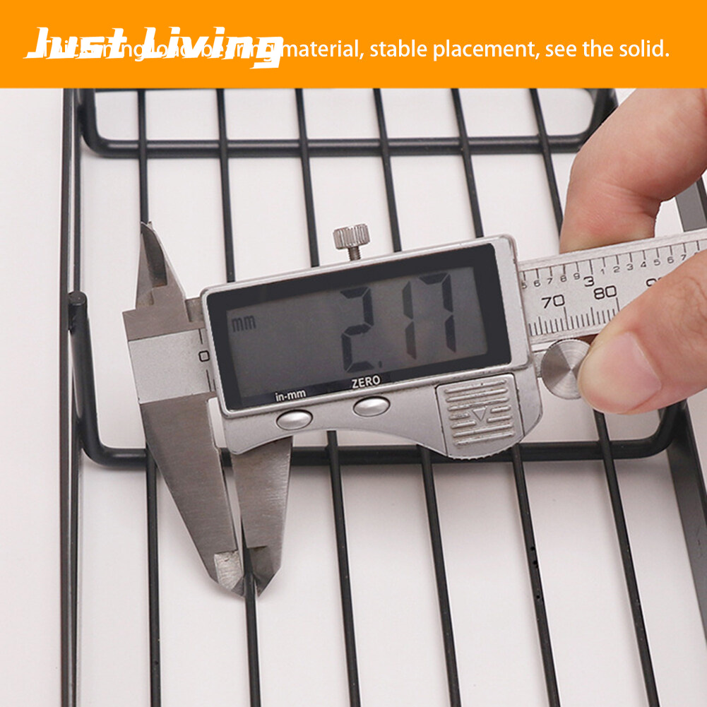 JustLiving Giá Để Đồ Nhà Bếp Giá Để Đồ Treo Gia Vị Nhà Bếp Treo Tường Không Đục Lỗ Giá Sắp Xếp Phòng Tắm (Không Khoan)