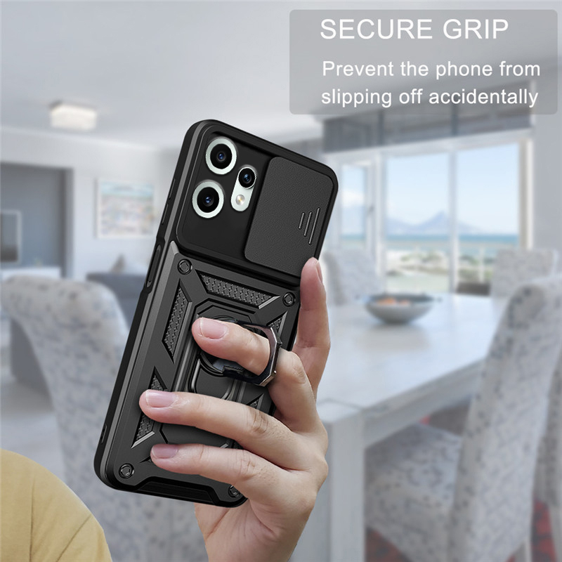Phone cover For CMF Phone 2 Pro case shell Camera Lens Protector Shockproof Armor Iron Metal Car Ring Kickstand Bracket For CMF Phone 2 Pro Cases Housing.