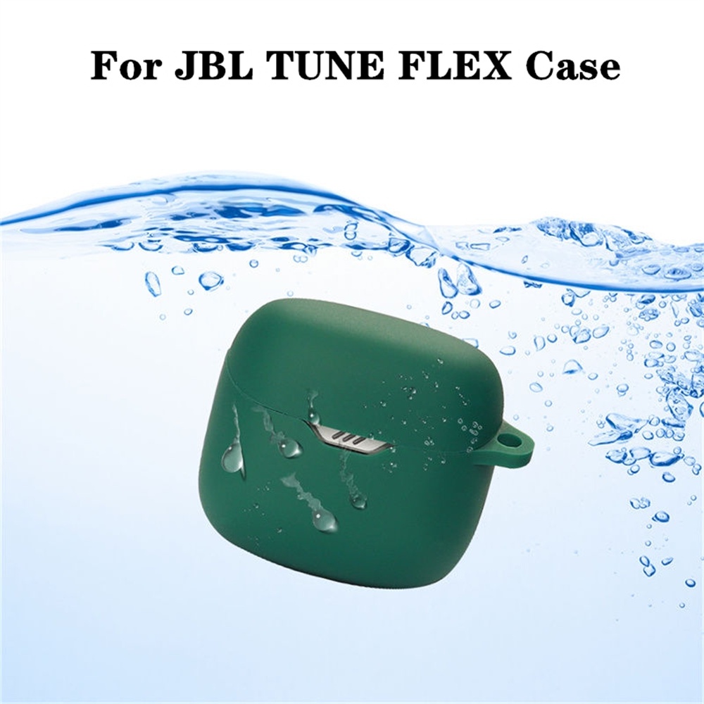 READY STOCK! For JBL TUNE FLEX Case Solid color series for JBL TUNE FLEX Casing Soft Earphone Case Cover