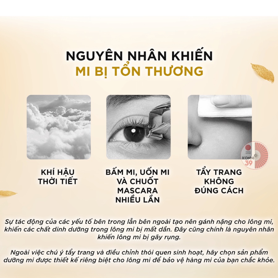 Tinh chất dưỡng mi DHC Eyelash tonic 3.5ml và 6.5ml - Konni39