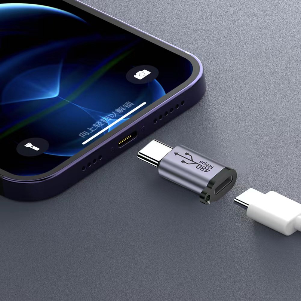 Sạc Bộ chuyển đổi truyền dữ liệu cho Iphone điện thoại Android chuyển sang Type-C chiếu sáng tương thích cho điện thoại di động Adapter USB C Micro USB Phích cắm chuyển converte
