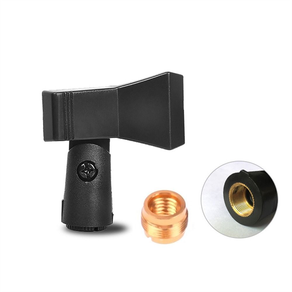 GUAIB Micro điện dung Phổ thông Tháo nhanh Kẹp Mic 1/4 inch Giá đỡ thay thế chân đế Kẹp giữ mic Kẹp Micro Giá đỡ ba chân trực tiếp Giá đỡ micro