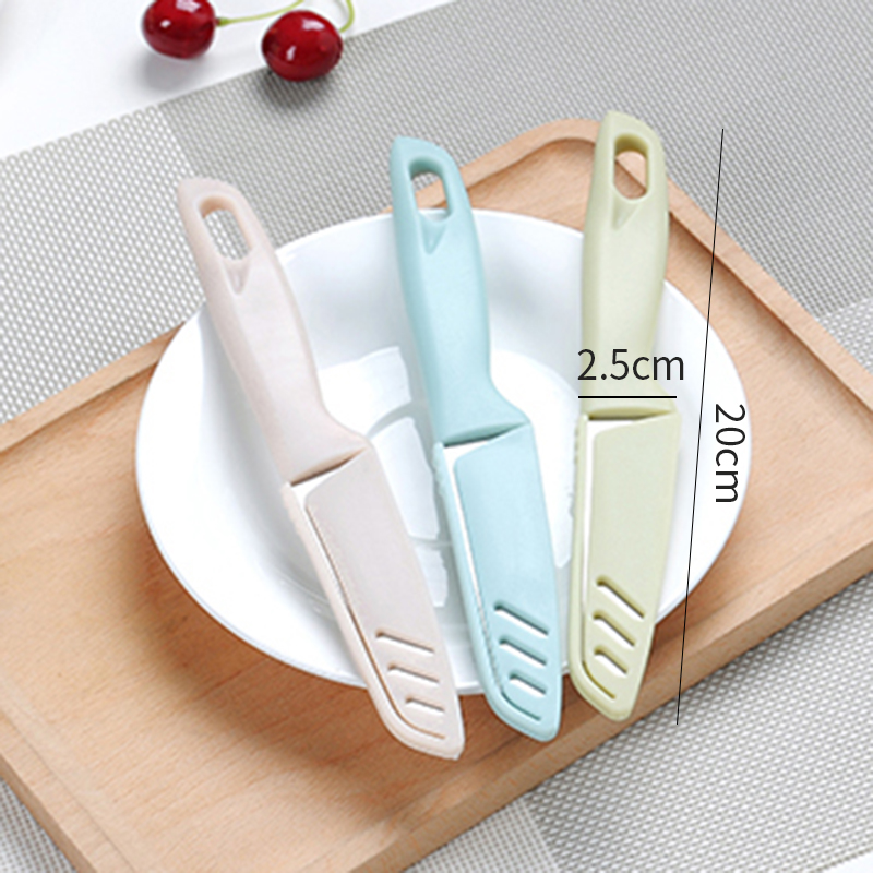 Ceramic fruit knife household folding portable knife dormitory