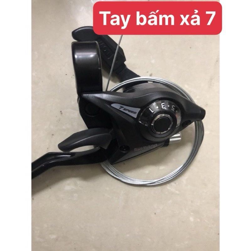 tay bấm xả 3-7 shimano .