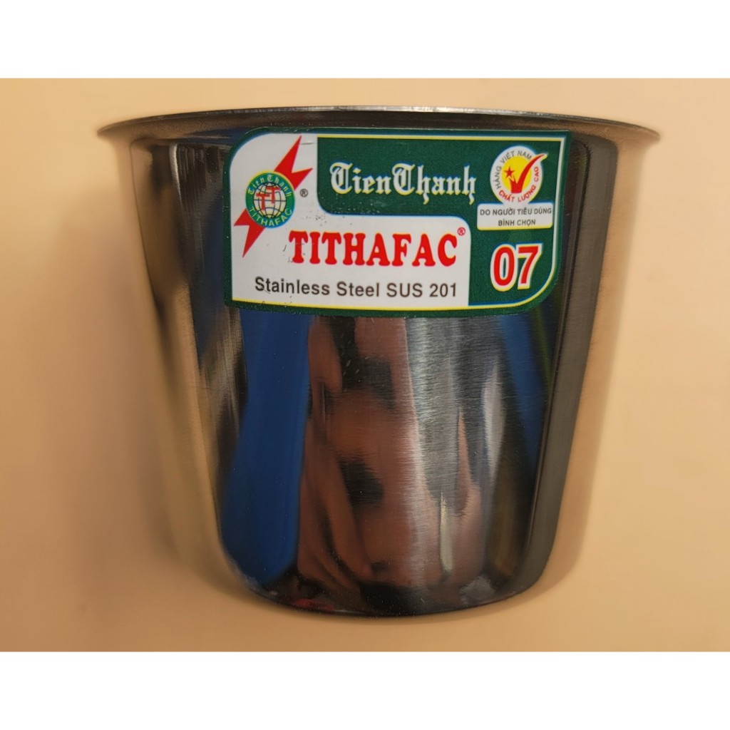 Com bo 10 Ly làm đá tủ lạnh inox 201 Tithafact số 7cm, 8cm