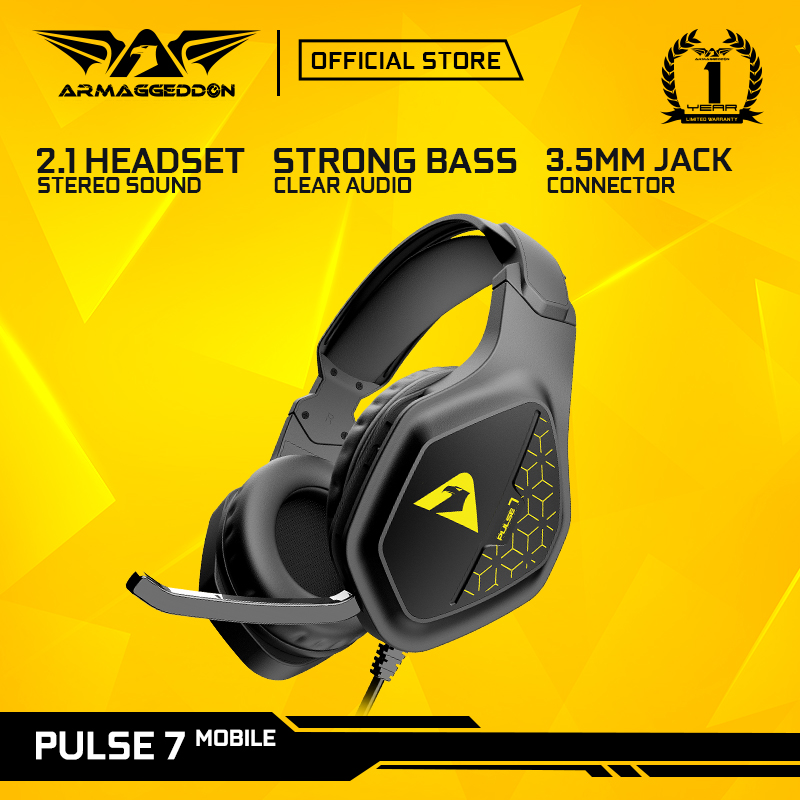 Armaggeddon Pulse 7 Mobile Gaming Headsets With Mic For Smartphones Tablets Lazada Singapore