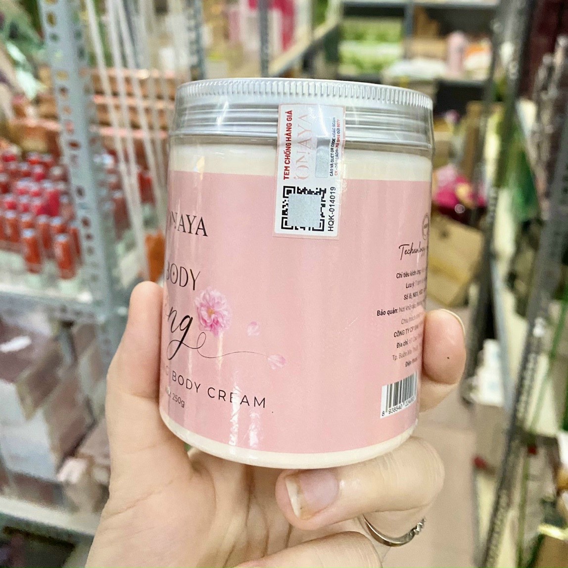 Kem body Bông trắng da dưỡng ẩm 250gr (TẶNG KÉM MUỖNG)