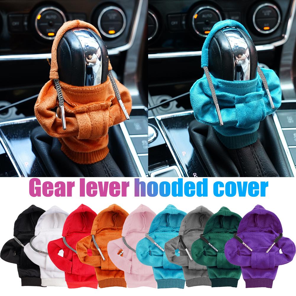 Creative Knob Cover Hoodie Sweatshirt Slip Anti Gear Accessories Manual Car  Cover Shift Shift Gearshift Interior Cover Transmission Car Universal Lever  P3A1