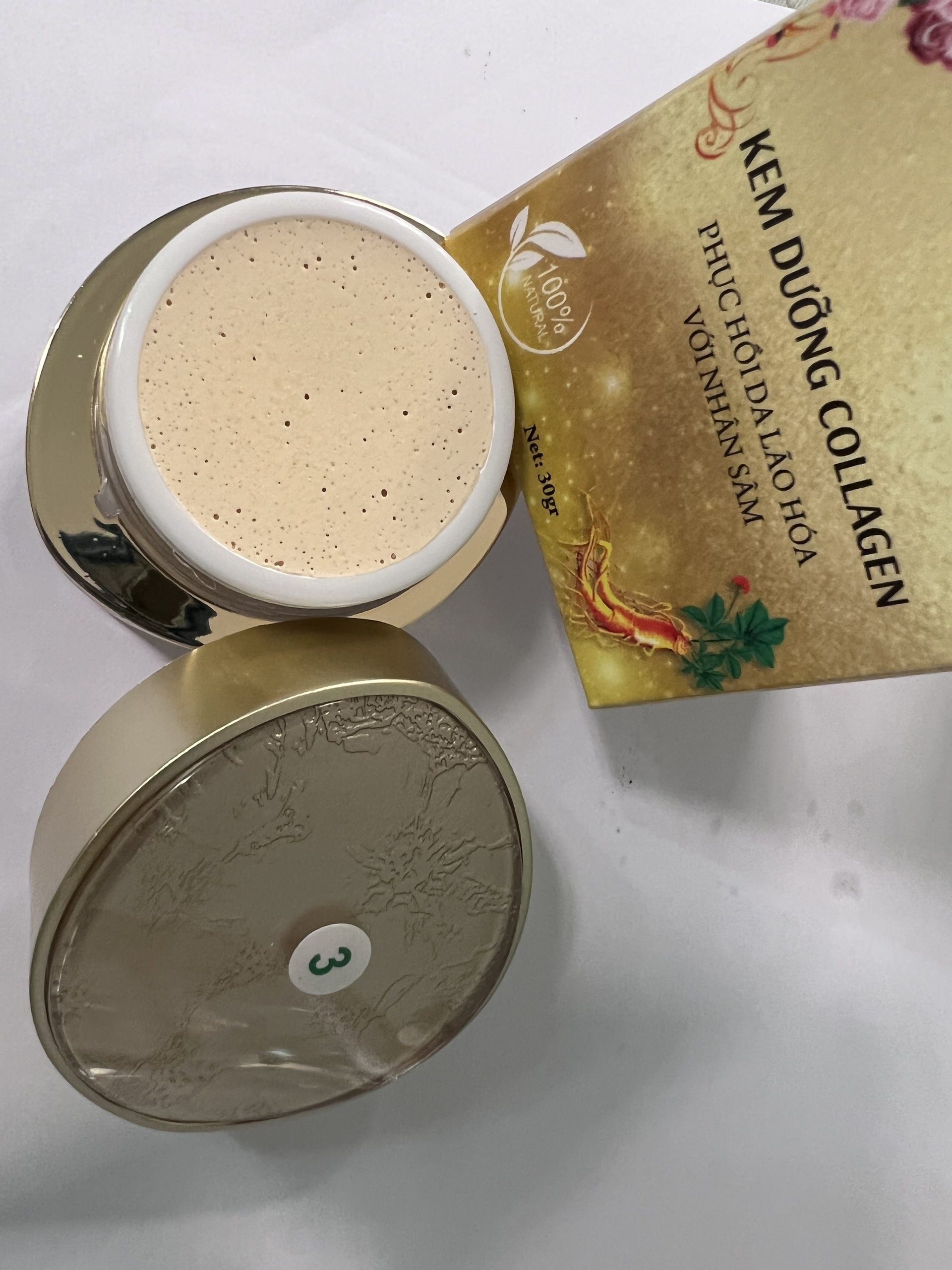 COMBO kem tái tạo da đông y cốt sâm đen số 1 , số 2 và kem dưỡng da số 3 phục hồi sau tái tạo làn da mới mịn màng và trắng hồng baby