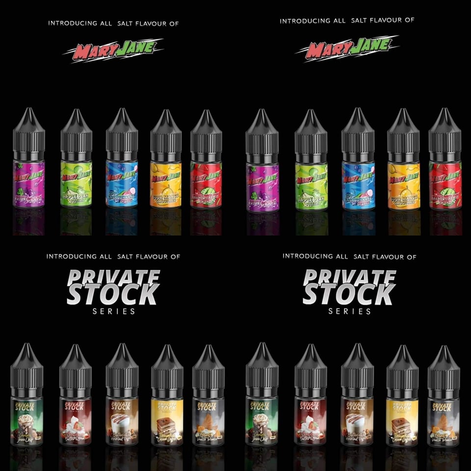 Ready Stock Mary jane Juice Fruity / Private Stock Creamy Salt For Pod