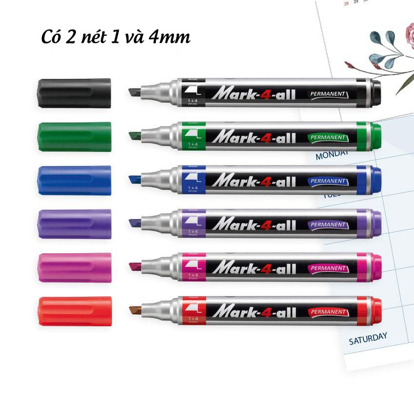 Bút lông dầu STABILO Mark-4-all PERMANENT đầu tròn/vuông