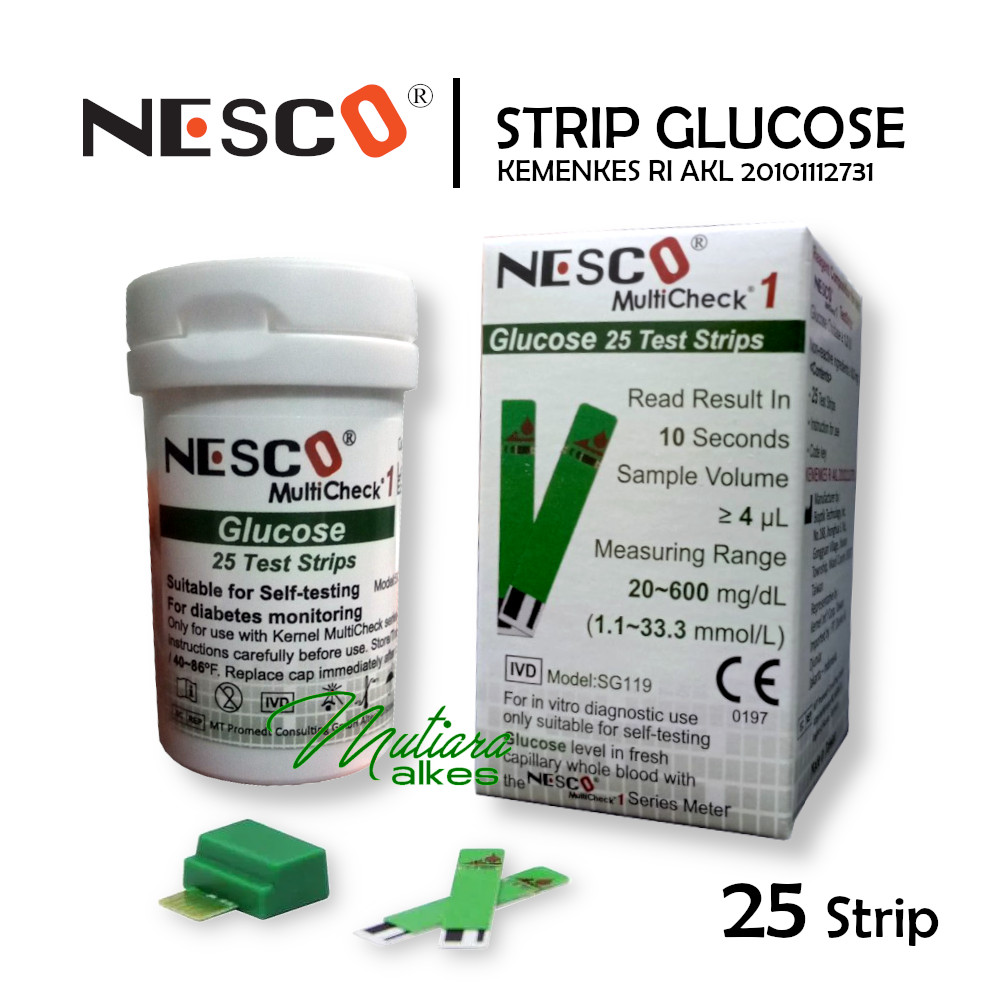 Glucose strip. Glucose strip