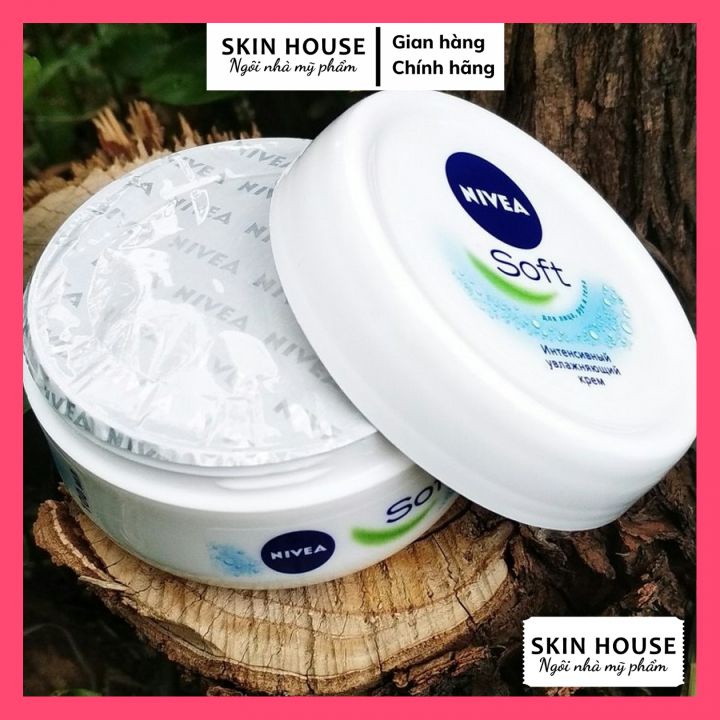 Kem dưỡng ẩm làm mềm da Nivea Soft của Đức 200ml