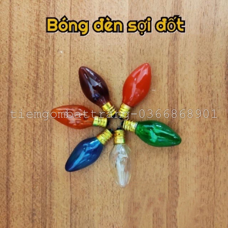 Đèn trái ớt cana E12 ( COMBO 10 bóng ) hàng xịn cao