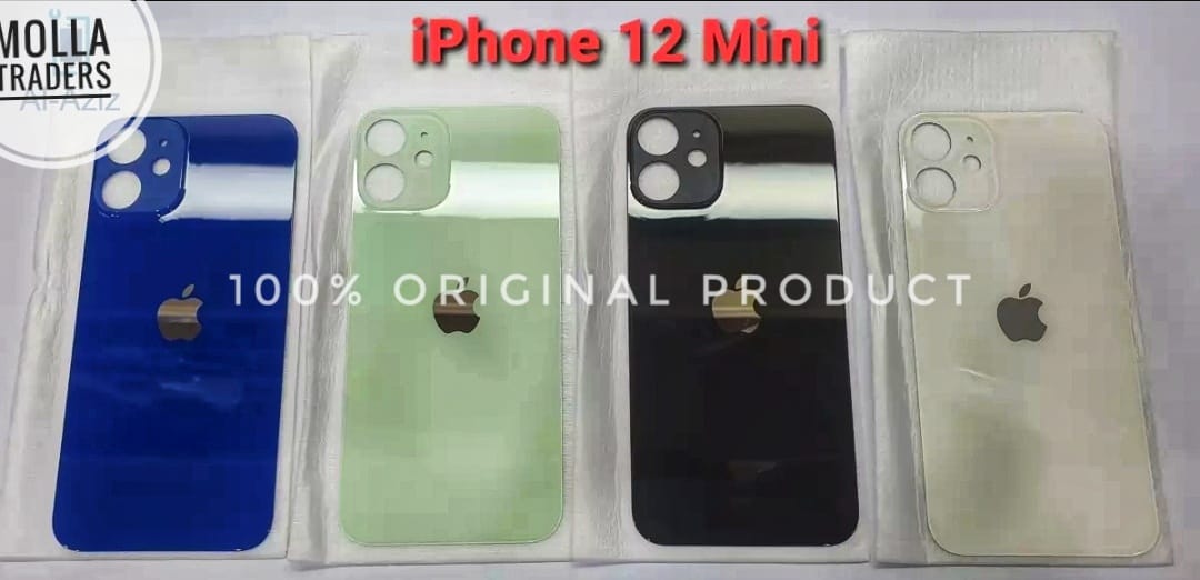 For Apple iPhone 12 Mini Phone Battery Back Cover Backshell Glass Battery Rear Case Phone Battery Back Cover Backshell Glass Battery Rear Case.
