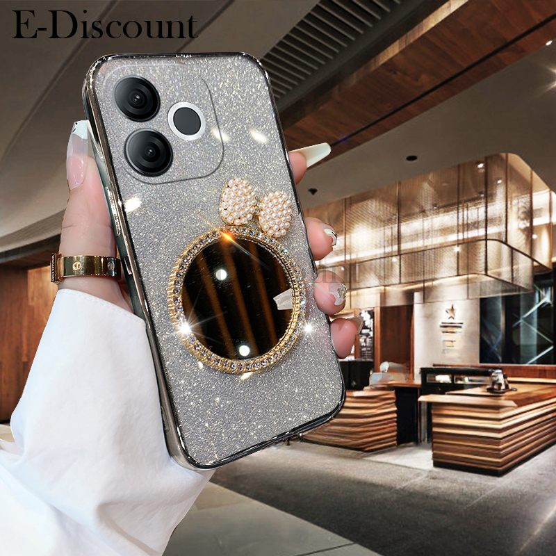 New%20Phone%20case%20itel%20A80%20Back%20cover%20with%20Bow%20Makeup%20Mirror%20Luxury%20Shiny%20Gradient%20Clear%20Plating%20Glitter%20Girls%20Slim%20For%20itel%20A80%20A70%20A50%20A80%20case%20-%20Image%204