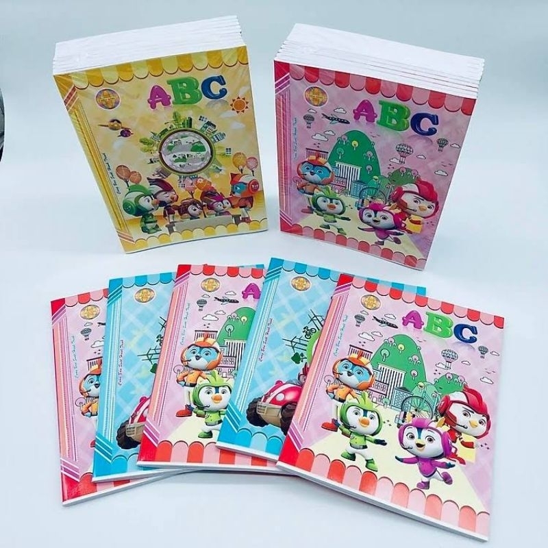 Lốc 10 quyển tập ABC 96 trang Hòa Bình [4 ô li, mẫu ngẫu nhiên]