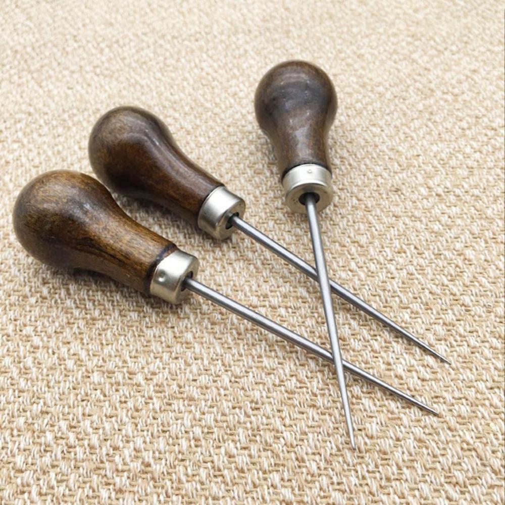 Scratch Awl with Wooden Handle