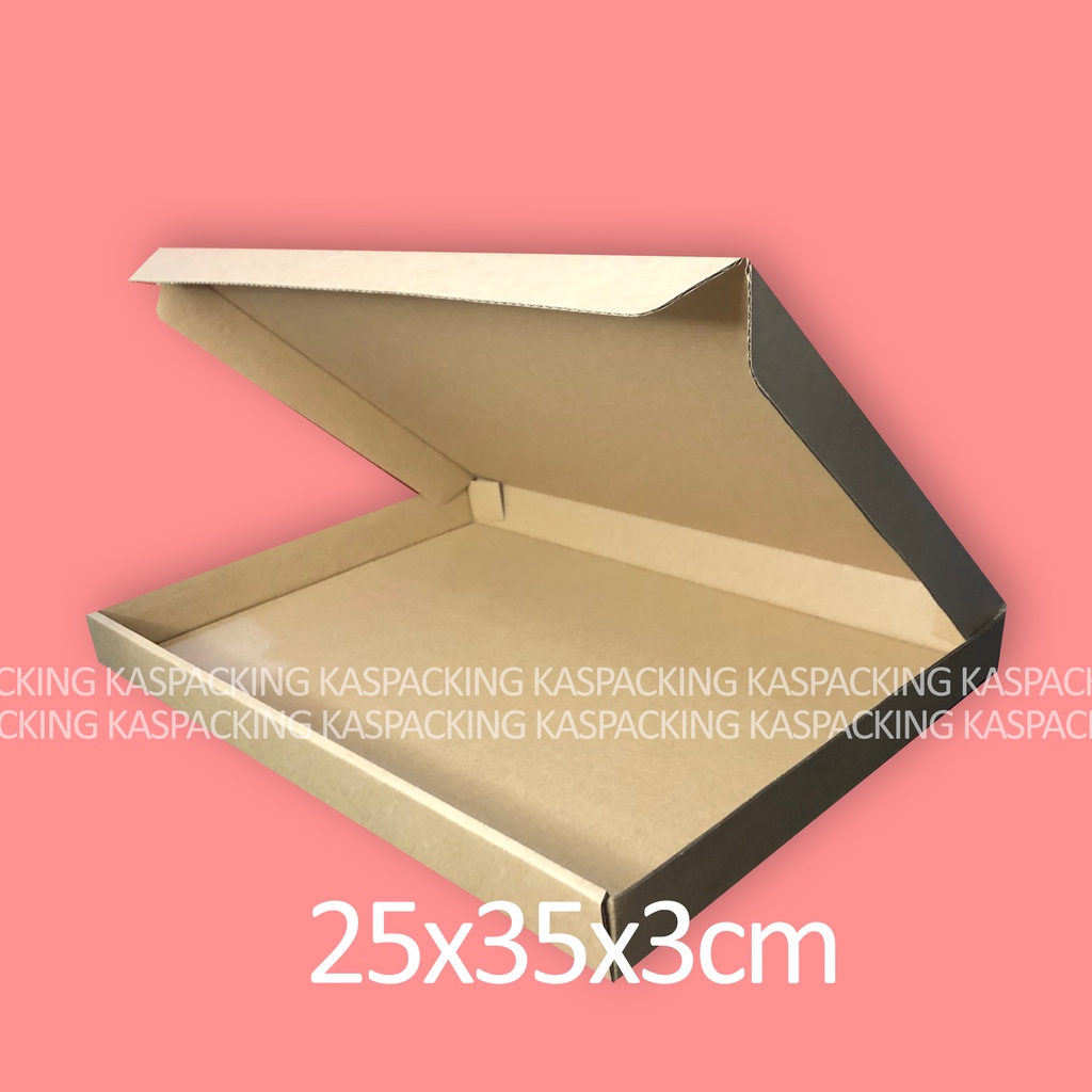 25x35x3 cm - 10 thùng hộp carton để đựng hàng. kas - kpop all stars