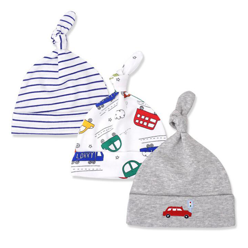 %E3%80%90ComfyCrossing%E3%80%913%20pcs/lot%20Baby%20Hats%20100%25%20Cotton%20Baby%20Caps%20for%20Newborn%20Boy%20Girl%20Infantil%20Print%20Soft%20Baby%20Hat%20Accessories%200-6%20Months%20length%20adjust%20-%20Image%202