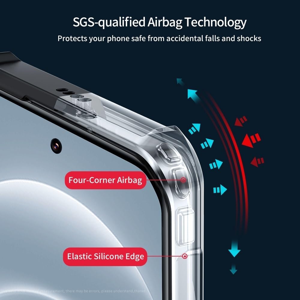 For Samsung Galaxy A26 Luxury Xunddu Transparent Case Reinforced Corner With Shock-Proof Bumper Full Air Protection Phone Back Cover.