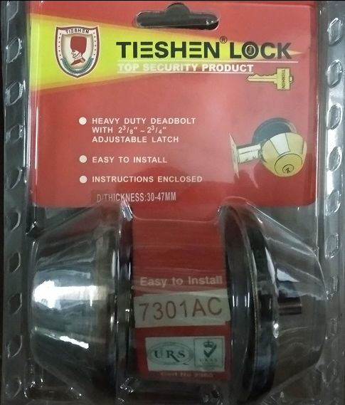 TIESHEN Single Deadbolt Lock Single Cylinder Deadbolt Door Lock Door ...