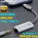 KEYSION ES9318 DSD256 HIFI DAC Headphone Amplifier USB Type C to 3.5mm Audio Adapter 32bit 384kHz Decoder for iPhone 15 Pro Max. 