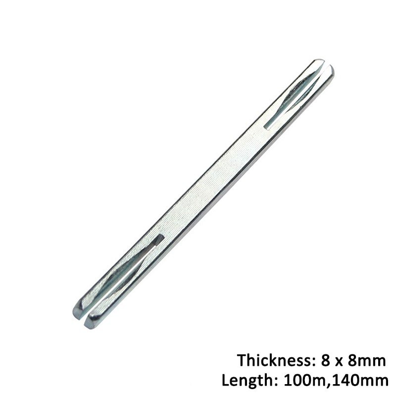 Door Handle Lock Spare Parts Drilled Plain Bar Spindle Square Without